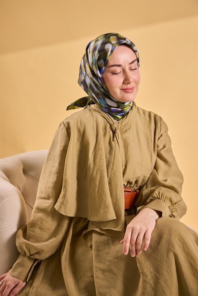 Twill İpek Eşarp Noiré Açık Yeşil 90x90