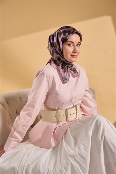 Twill İpek Eşarp Noiré Küf Yeşili 90x90