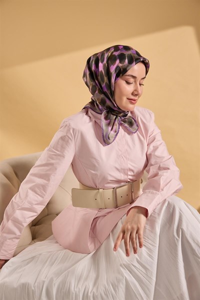 Twill İpek Eşarp Noiré Küf Yeşili 90x90