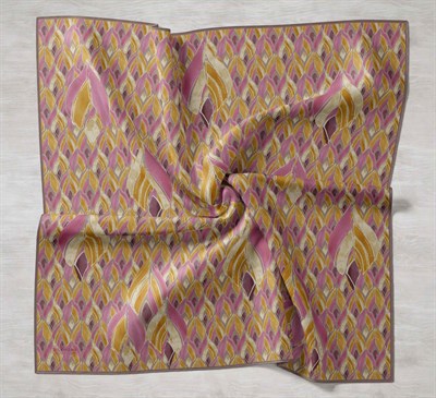 Twill İpek Eşarp Serenit Hardal 90x90