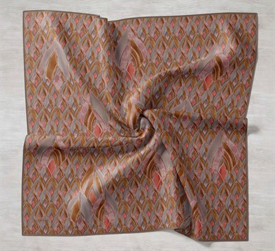 Twill İpek Eşarp Serenit Yeşil Gri 90x90