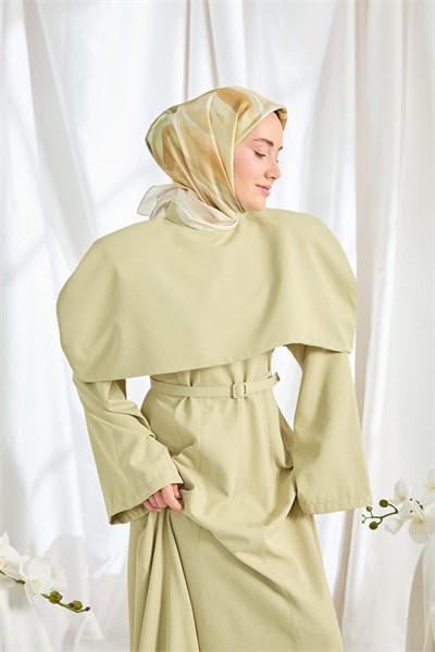 Twill İpek Eşarp Watercolor Su Yeşili