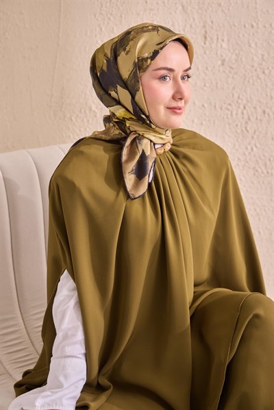 Twill İpek Signature Haki 90x90