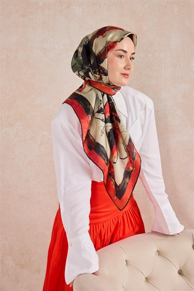 Twill İpek Signature Kırmızı 90x90