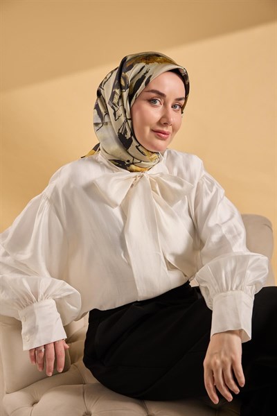 Twill İpek Signature Küf Yeşili 90x90