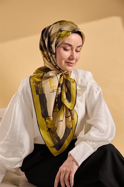 Twill İpek Signature Parlak Sarı  90x90