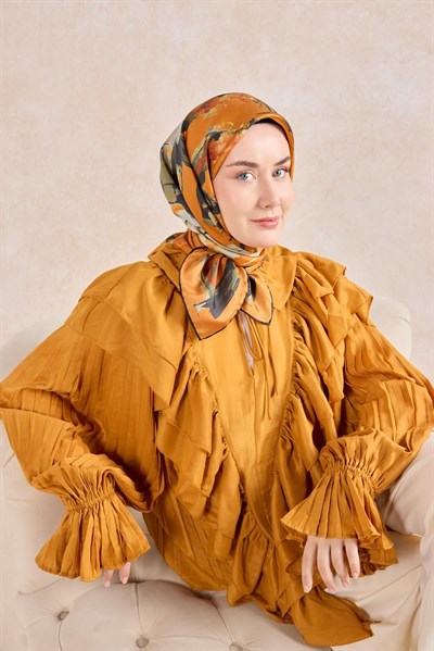 Twill İpek Signature Turuncu 90x90