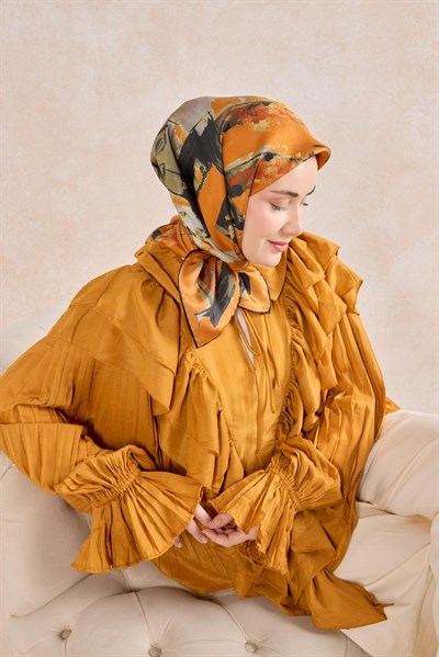 Twill İpek Signature Turuncu 90x90