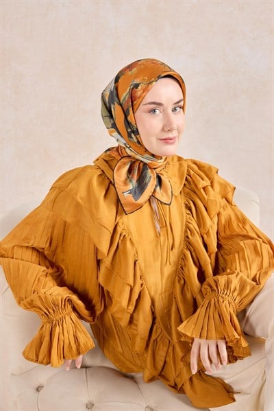 Twill İpek Signature Turuncu 90x90