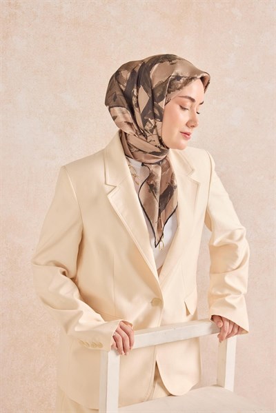 Twill İpek Signature Vizon 90x90