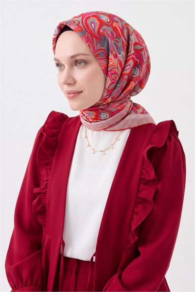 Velora Eşarp Aura Floral Narçiçeği