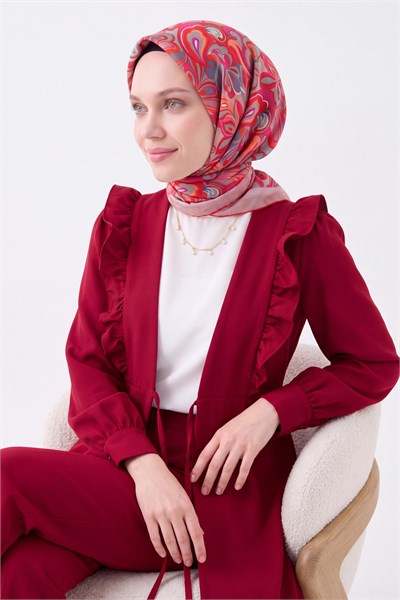 Velora Eşarp Aura Floral Narçiçeği
