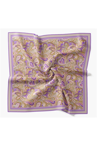 Velora Eşarp Aura Floral Tozpembe