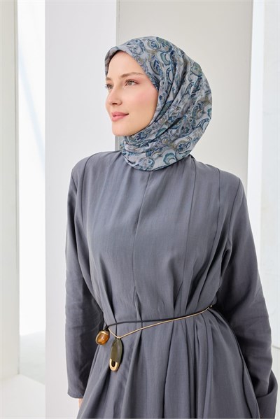 Velora Eşarp Ethnic Lacivert