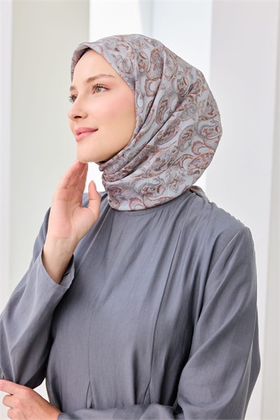 Velora Eşarp Ethnic Mocha Mousse