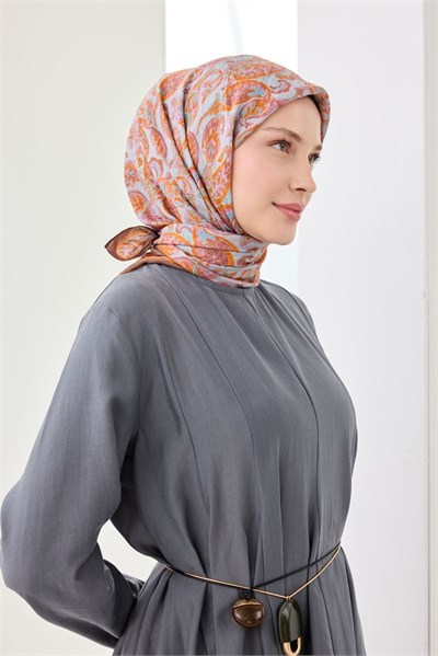 Velora Eşarp Ethnic Turuncu