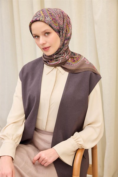 Velora Eşarp Ethnic Vizon 90x90