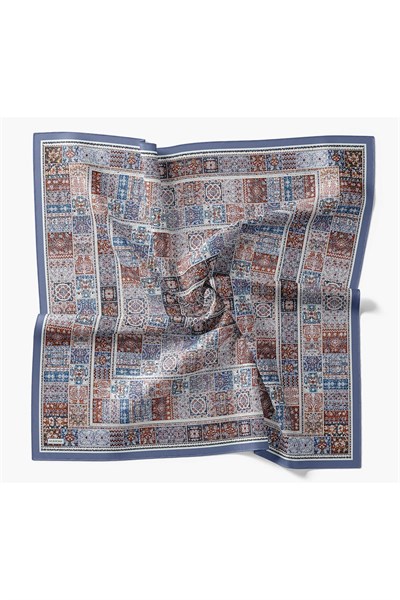 Velora Eşarp Etnik Desen Taba 90x90