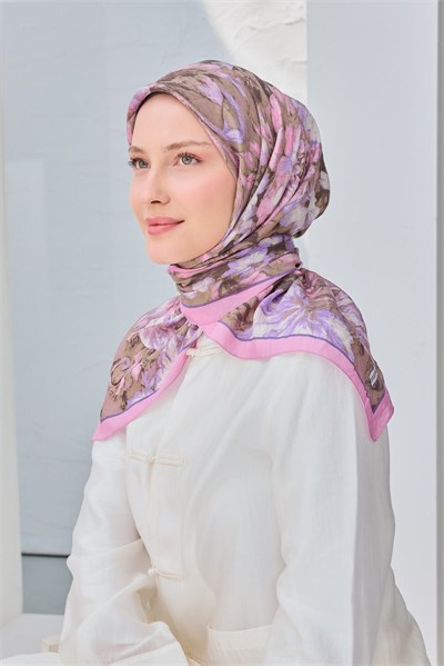 Velora Eşarp Fleur Pembe