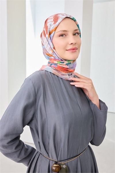 Velora Eşarp İllustration Art Lavanta
