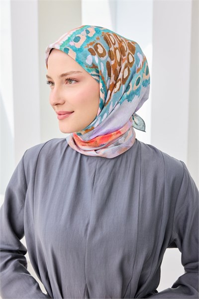 Velora Eşarp İllustration Art Lavanta