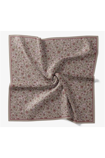 Velora Eşarp Modern Flora Tozpembe 90x90