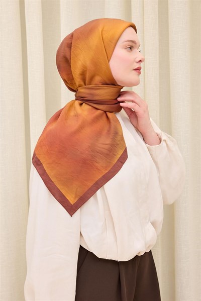 Velora Eşarp Sis Desen Mürdüm 90X90