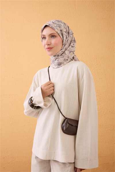 Velora Eşarp Vintage Paisley Bej