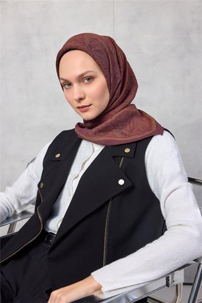Viskon Velora Eşarp Dört Mevsim 90x90