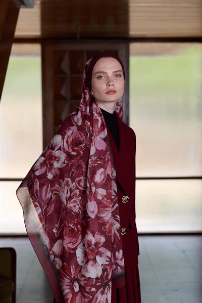 Winter Bloom Qupra Şal 30001