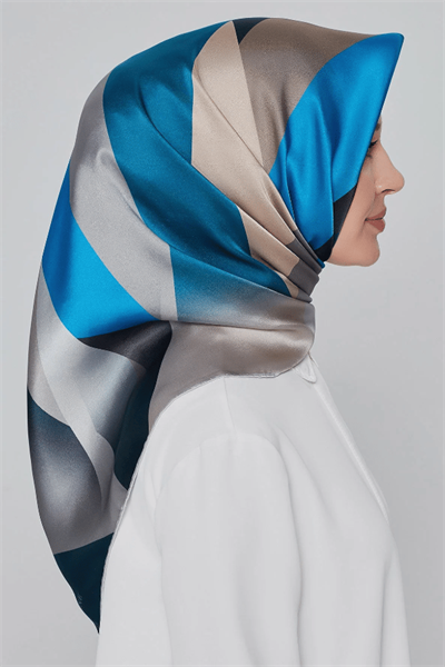 Armine Nostalji Serisi İpek Twill Eşarp 8424-33