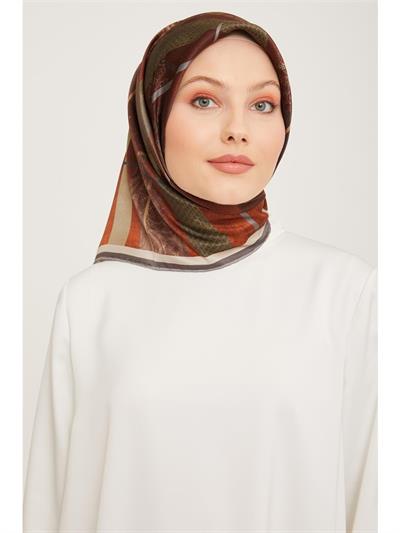 Armine Nostalji Serisi Twill İpek Eşarp 9023-53NT