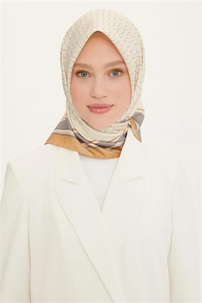 Armine Nostalji Serisi Twill İpek Eşarp 8724-03
