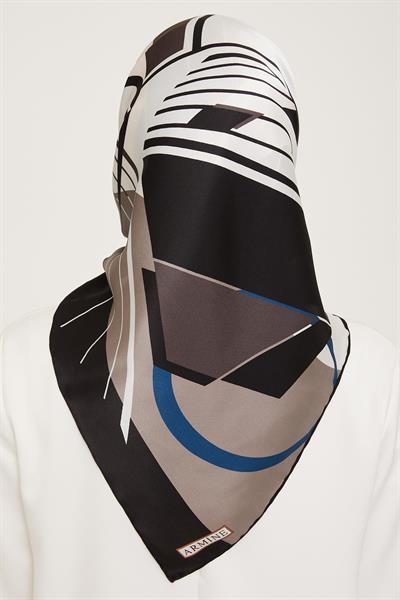 Armine Nostalji Serisi Twill İpek Eşarp 9050-57NT
