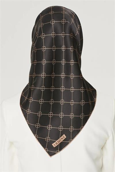Armine Nostalji Serisi Twill İpek Eşarp 8555D-11