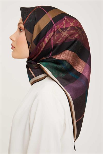 Armine Nostalji Serisi Twill İpek Eşarp 9023-07NT