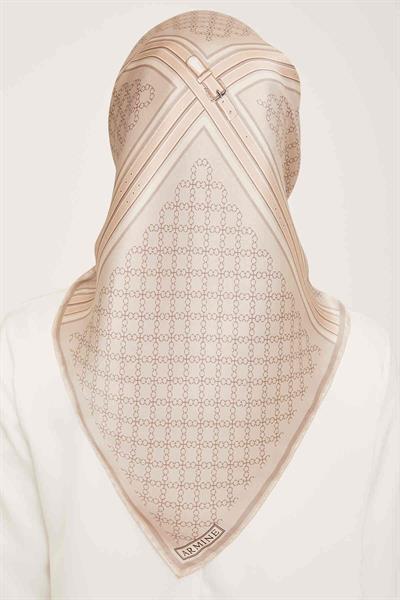 Armine Nostalji Serisi Twill İpek Eşarp 9054-19NT