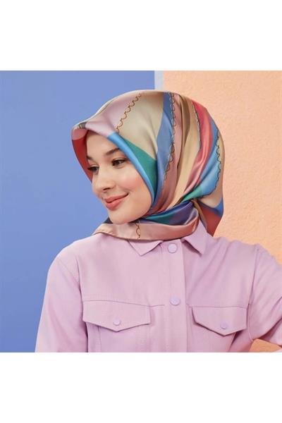 Armine Nostalji Serisi Twill İpek  Eşarp 8507D-04