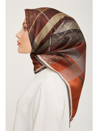 Armine Nostalji Serisi Twill İpek Eşarp 9023-53NT