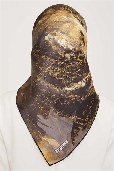 Armine Nostalji Serisi Twill İpek Eşarp 9015-08NT
