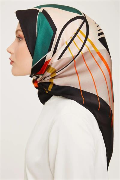 Armine Nostalji Serisi Twill İpek Eşarp 9050-04NT