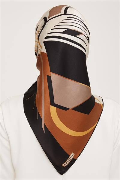 Armine Nostalji Serisi Twill İpek Eşarp 9050-08NT