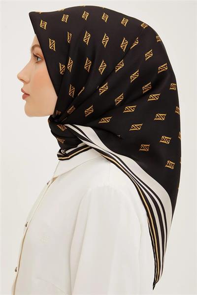Armine Nostalji Serisi Twill İpek Eşarp 8959-01NT