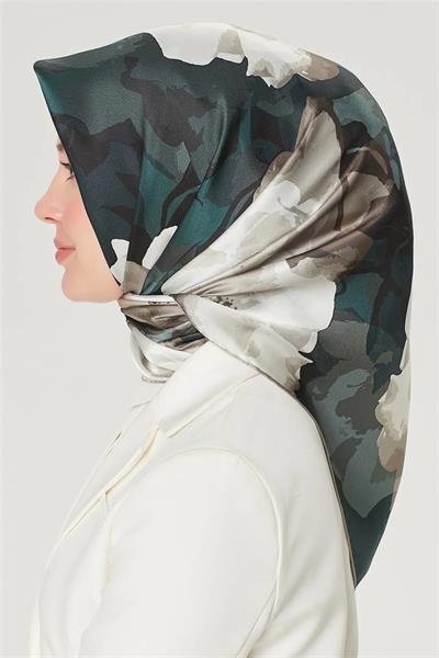 Armine Nostalji Serisi Twill İpek Eşarp  8534-82