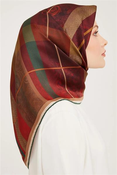Armine Nostalji Serisi Twill İpek Eşarp 9023-04NT