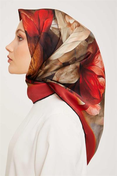 Armine Nostalji Serisi Twill İpek Eşarp 9001-03NT