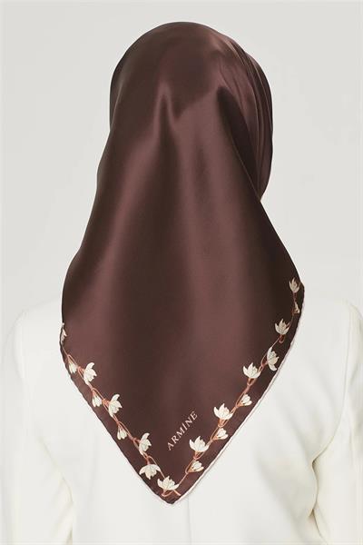 Armine Nostalji Serisi Twill İpek Eşarp 8553D-91