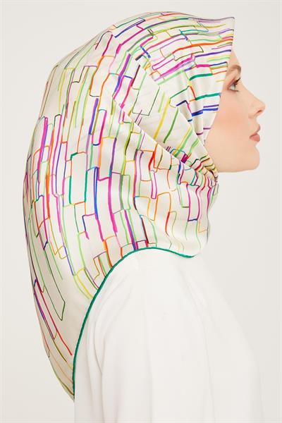 Armine Nostalji Serisi Twill İpek Eşarp 9027-31NT