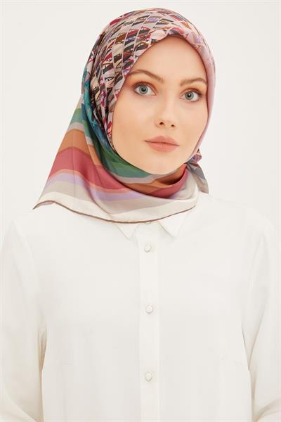 Armine Nostalji Serisi Twill İpek Eşarp 8934D-02