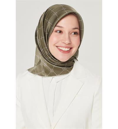 Armine Nostalji Serisi Twill İpek Eşarp 8555D-07